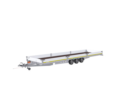 Eduard Hochlader mit Auffahrrampen 856x240 cm — 3 Achsen, gebremst