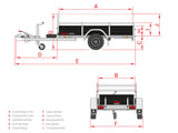 Anssems BSX 1350.251x130 Go-Getter — 1 Achse, gebremst