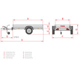 Anssems GTB 750.211x126 — 1 Achse, gebremst