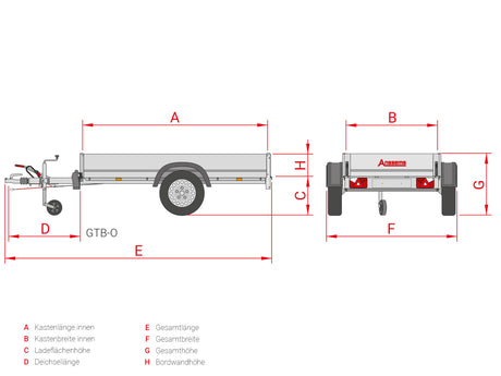 Anssems GTB 1200.301x126 — 1 Achse, gebremst