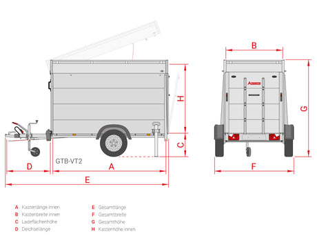 Anssems GTB 1200.251x126 VT2 — 1 Achse, gebremst