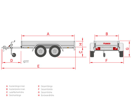 Anssems GTT 750.251x126 — 2 Achsen, ungebremst