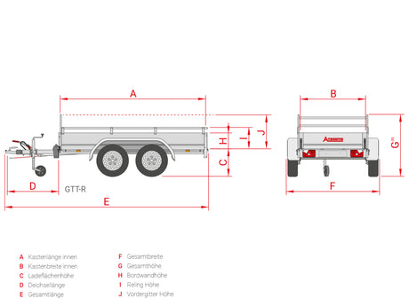 Anssems GTT 2000.301x151 R — 2 Achsen, gebremst