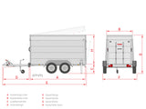 Anssems GTT 1500.301x126 VT2 — 2 Achsen, gebremst