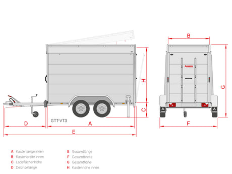 Anssems GTT 2500.301x151 VT3 — 2 Achsen, gebremst