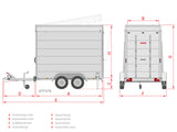 Anssems GTT 2500.301x151 VT4 — 2 Achsen, gebremst