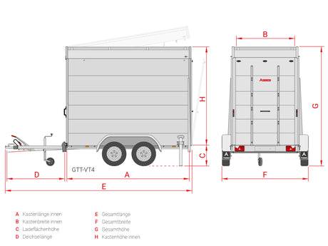 Anssems GTT 2500.301x151 VT4 — 2 Achsen, gebremst