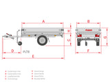Anssems PLTB 1000.211x132 — 1 Achse, gebremst