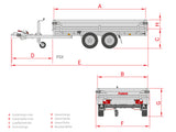 Anssems PSX 2500.305x153 — 2 Achsen, gebremst