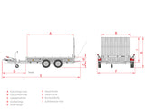 Hulco Terrax-2 3000.294x150 LK — 2 Achsen, gebremst