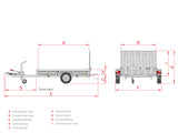 Hulco Terrax-1 1800.294x150 Basic — 1 Achse, gebremst