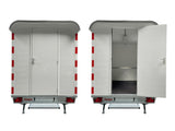Anssems PTS 1400.390x188 mit Toilette — 1 Achse, gebremst