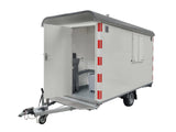 Anssems PTS 1400.390x188 mit Toilette — 1 Achse, gebremst