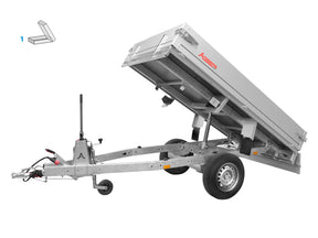Anssems KLTB 1350.251x150 — 1 Achse, gebremst, kippbar