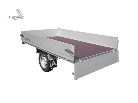 Anssems KLTB 1350.251x150 — 1 Achse, gebremst, kippbar