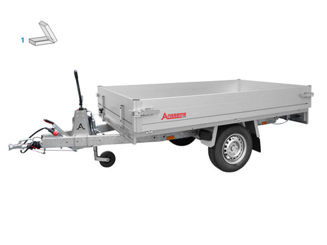 Anssems KLTB 1350.251x150 — 1 Achse, gebremst, kippbar