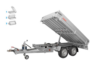 Anssems KSX 2500.305x178 H — 2 Achsen, gebremst, kippbar