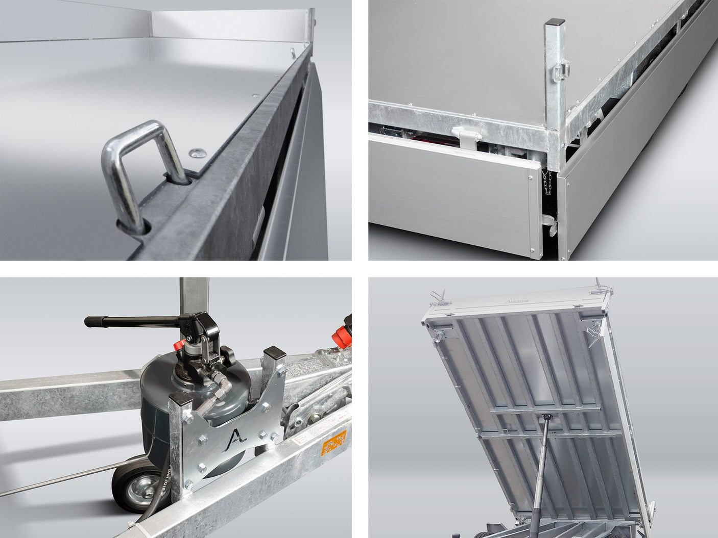 Anssems KSX 2500.305x178 H — 2 Achsen, gebremst, kippbar