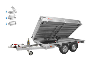 Anssems KSX 3500.305x178 E — 2 Achsen, gebremst, kippbar
