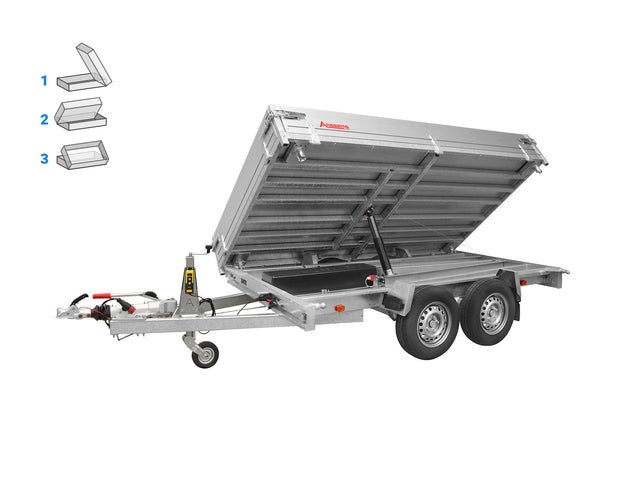Anssems KSX 3500.305x178 E — 2 Achsen, gebremst, kippbar