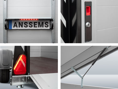 Anssems GTB 1500.301x151 VT3 Ultra Low — 1 Achse, gebremst