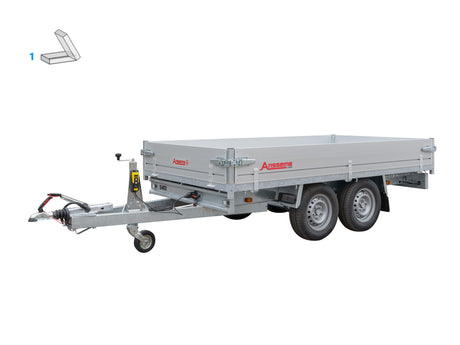 Anssems KSX 2500.305x153 E — 2 Achsen, gebremst, kippbar