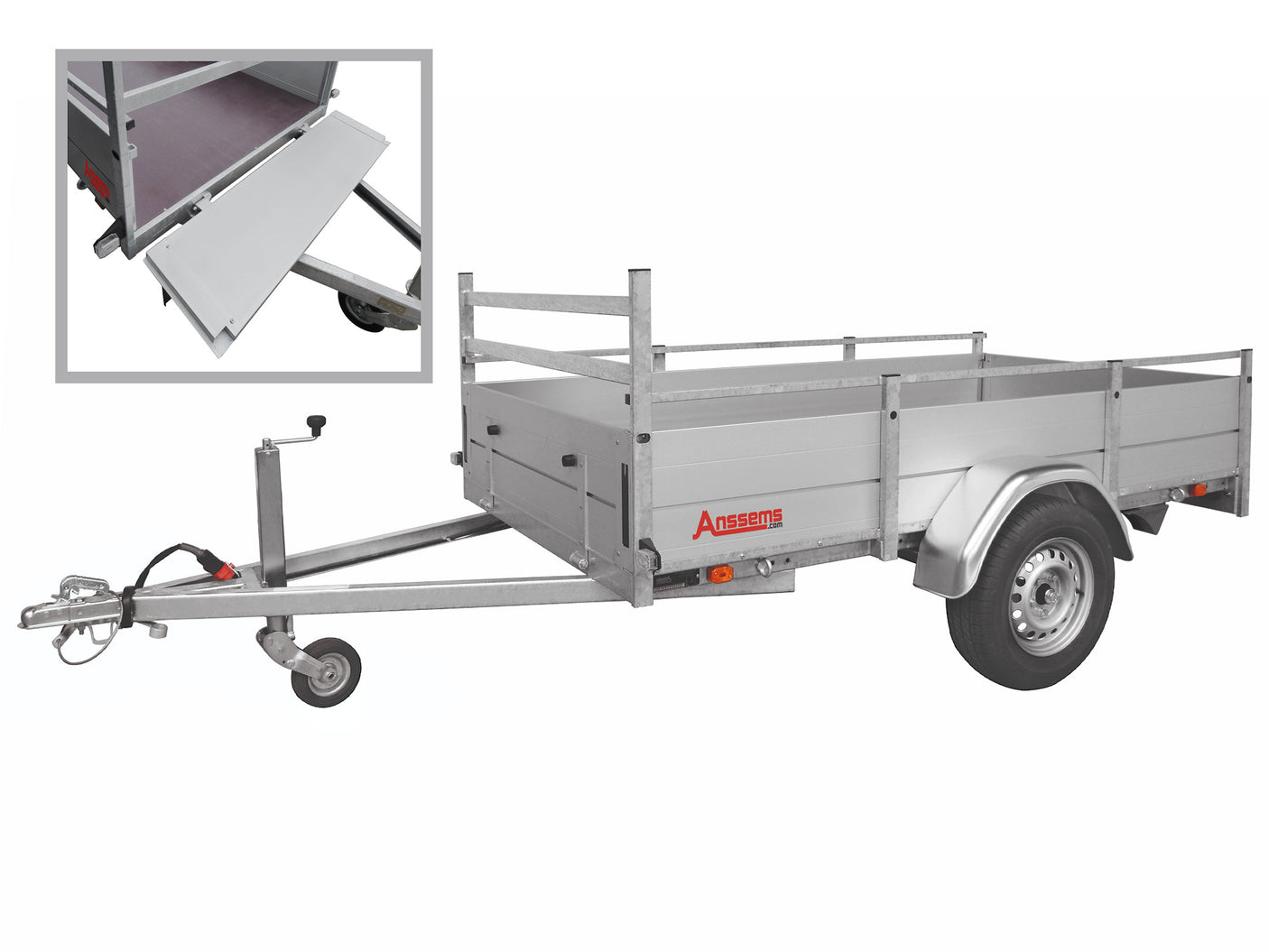 Anssems BSX 750.205x120 — 1 Achse, ungebremst
