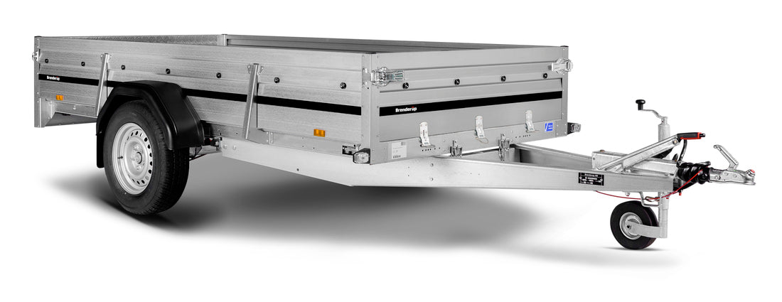 Brenderup 2300SB1300 302x153 cm — 1 Achse, gebremst, kippbar