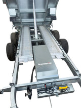 Brenderup BT5325STB3500 325x180 cm — 2 Achsen, gebremst, kippbar mit LG geschlossen 60cm, Auffahrschienen und Stützen