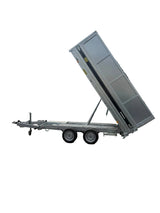 Brenderup BT5325STB3500 325x180 cm — 2 Achsen, gebremst, kippbar mit LG geschlossen 60cm, Auffahrschienen und Stützen