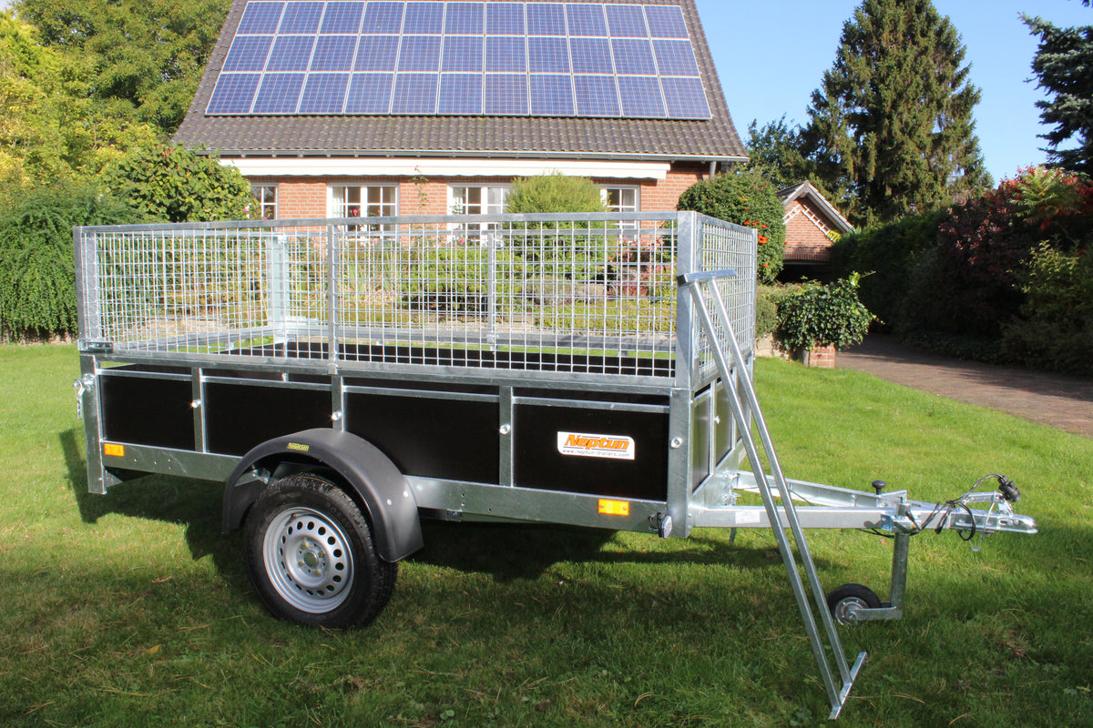 Neptun Trailwood N7-253 tw (GN115) 253x125 cm — 1 Achse, ungebremst · inkl. Laubgitter