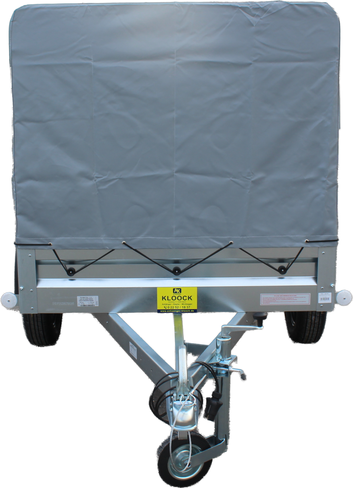 Neptun Pratik N7-202 (GN135) 202x114 cm — 1 Achse, ungebremst · inkl. Plane & Spriegel
