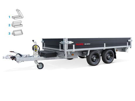 Anssems KSX 3000.305x178 E Go-Getter — 2 Achsen, gebremst, kippbar