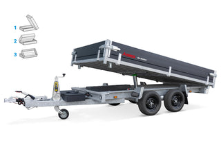 Anssems KSX 3000.305x178 E Go-Getter — 2 Achsen, gebremst, kippbar
