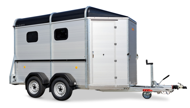 Böckmann Pferdeanhänger Traveller K 3 Big SK 357x200 cm — 2 Achsen, gebremst