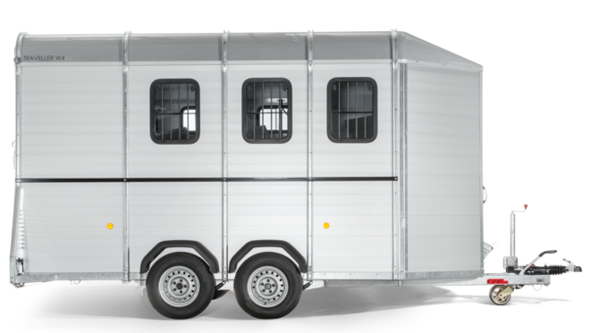 Böckmann Pferdeanhänger Traveller W 4 458x200 cm — 2 Achsen, gebremst