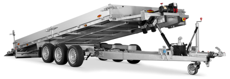 Böckmann Maschinentransporter MH-AL 5021/35 T 500x210 cm — 3 Achsen, gebremst