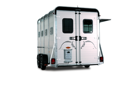 Böckmann Pferdeanhänger Traveller K 4 Big SK 458x200 cm — 2 Achsen, gebremst