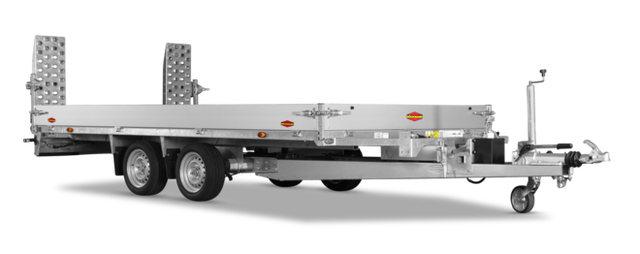 Böckmann Maschinentransporter MH-AL 4321/30 430x210 cm — 2 Achsen, gebremst