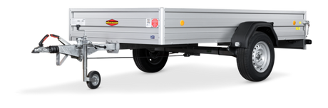 Böckmann Tieflader TL-AL 3015/135 302x150 cm — 1 Achse, gebremst
