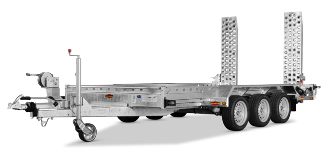 Böckmann Maschinentransporter BT-ST 4018/35 T 403x180 cm — 3 Achsen, gebremst