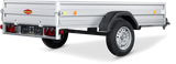 Böckmann Tieflader TL-AL 2513/75 252x130 cm — 1 Achse, ungebremst