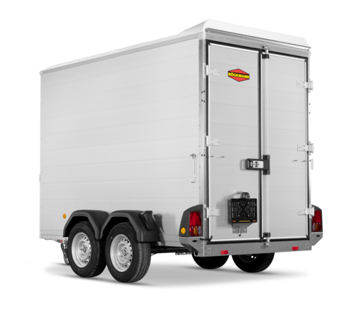 Böckmann Kofferanhänger KT-AL 3015/27 H 301x152 cm — 2 Achsen, gebremst