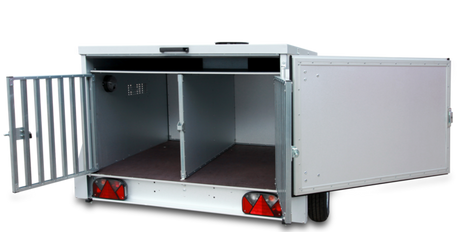 Böckmann Kofferanhänger Hundeanhänger HT-EU2/3 Dog3 Plus 203x124 cm — 1 Achse, ungebremst