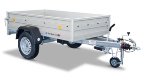 Böckmann Tieflader TL-EB2010/100 AL 203x108 cm — 1 Achse, gebremst