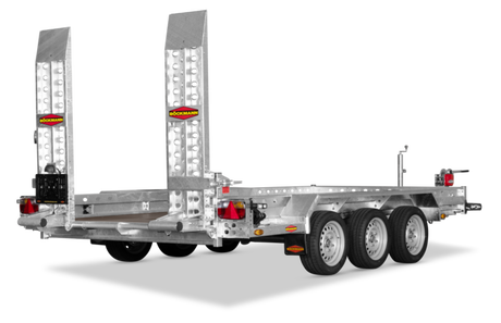 Böckmann Maschinentransporter BT-ST 4018/35 T 403x180 cm — 3 Achsen, gebremst