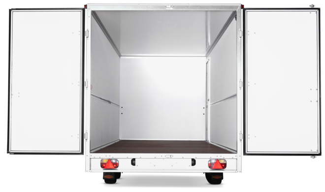 Böckmann Kofferanhänger KH 4121/30 410x206 cm — 2 Achsen, gebremst