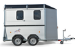 Böckmann Pferdeanhänger Traveller W 2 Big SK 357x200 cm — 2 Achsen, gebremst