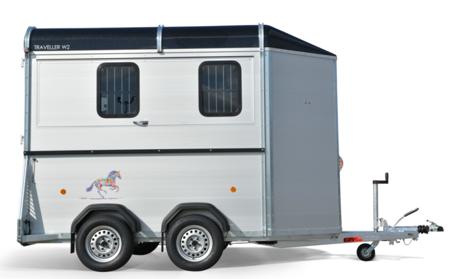 Böckmann Pferdeanhänger Traveller W 2 Big SK 357x200 cm — 2 Achsen, gebremst