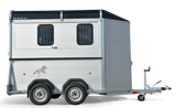 Böckmann Pferdeanhänger Traveller W 2 Big SK 357x200 cm — 2 Achsen, gebremst